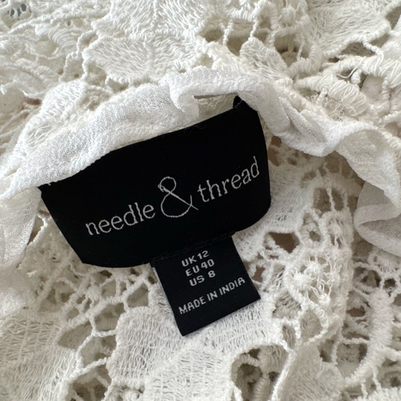 Needle & Thread Crochet Lace Dress Size 8
White Blush Pink Bridal Wedding - Picture 15 of 16